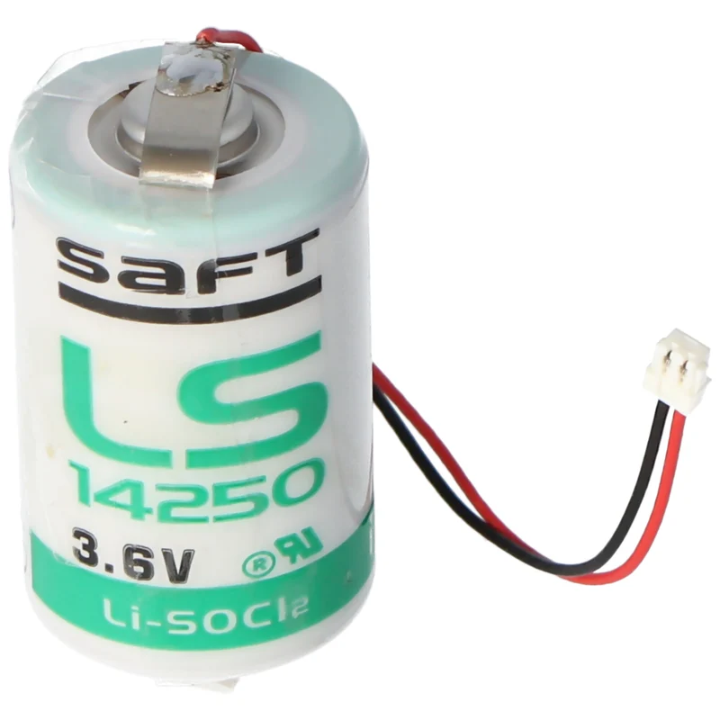 Saft 3,6 Volt Lithiumbatterie passend für Winkhaus Schliessanlage Blue Chip, ersetzt BC EB Batterie für Winkhaus Zylinder BC 11, BC 12, BC 14 MK, BC 15, 25x14mm 1/2AA