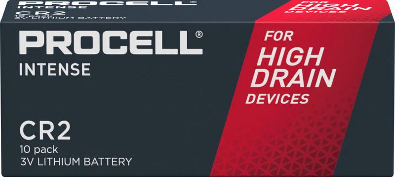 Duracell Batterie Lithium, CR2, 3V Procell Intense, Retail Box (10-Pack)