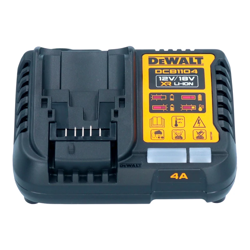 DeWalt DCB 1104 S1 Akku Starter Set mit Schnell Ladegerät + 1x Powerstack Akku 18 V 3,5 Ah