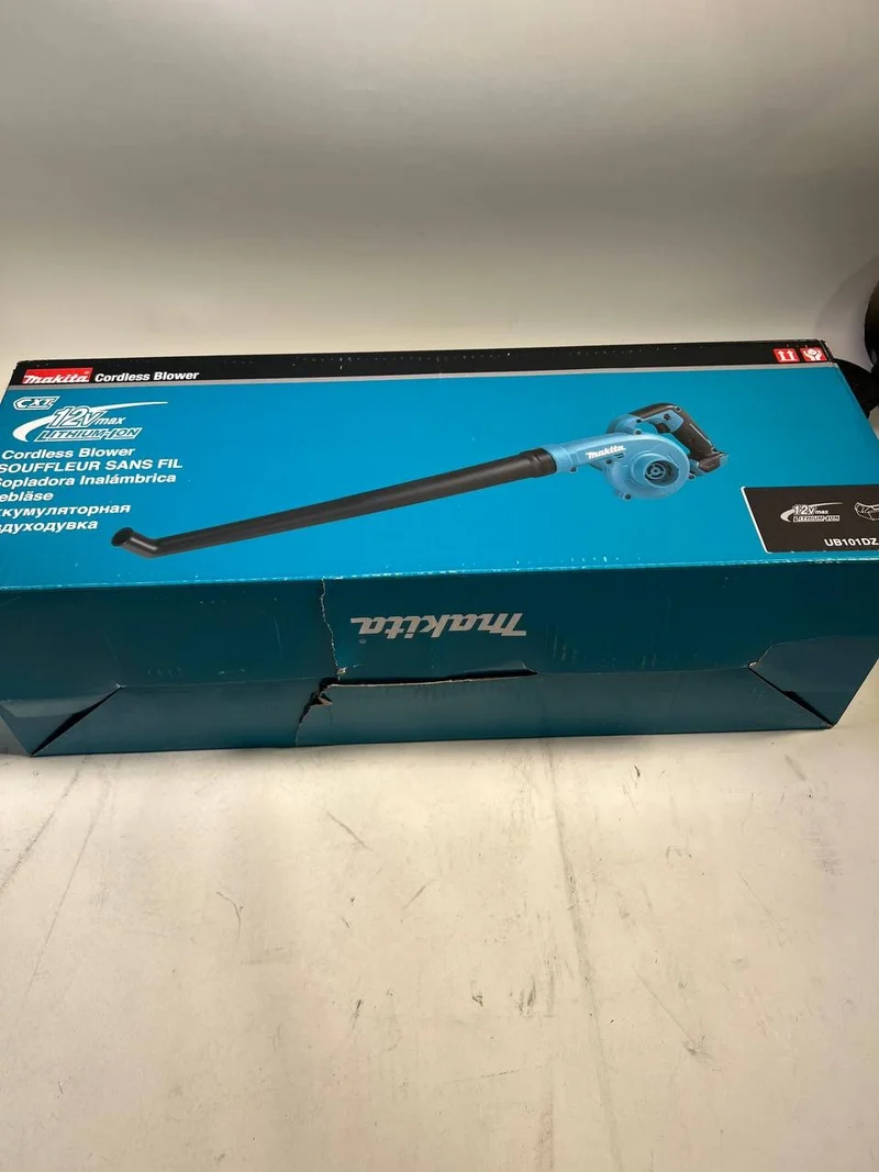 Makita UB 101 DZ Akku Gebläse 12 V max. Solo - ohne Akku, ohne Ladegerät - OVP Beschädigt