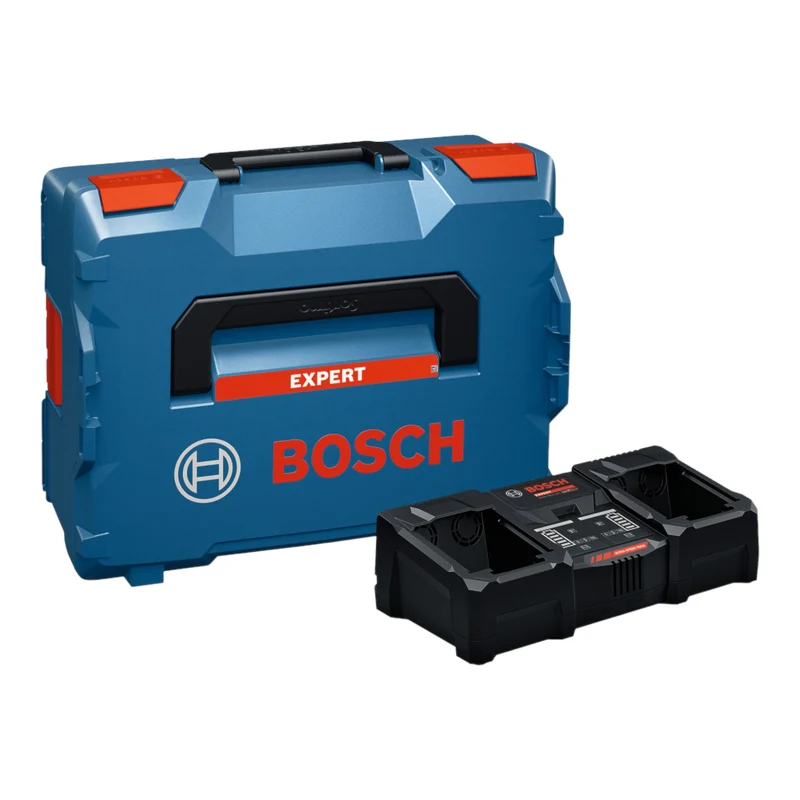 Bosch EXPERT EXAL18V2-320 Doppel Ladegerät 18 V 16 A + L-Boxx ( 1600A02YG5 )