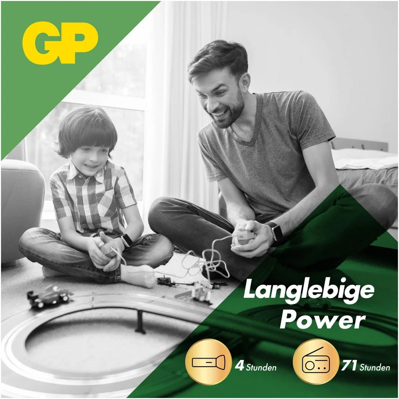 GP Batteries AAA Micro Batterie GP Alkaline Super 1,5V 20 Stück