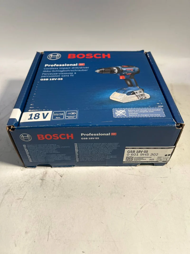 Bosch GSB 18V-55 Professional Akku Schlagbohrschrauber 18 V 55 Nm Brushless ( 06019H5302 ) Solo - ohne Akku, ohne Ladegerät - Reparaturgerät