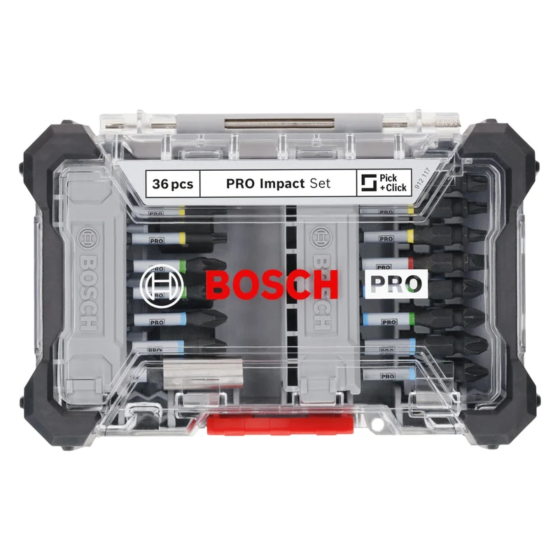 Bosch PRO Impact Schrauber Bit und Stecknuss Set 36 teilig ( 2608522517 ) Phillips / Pozidriv / Torx / Schlitz