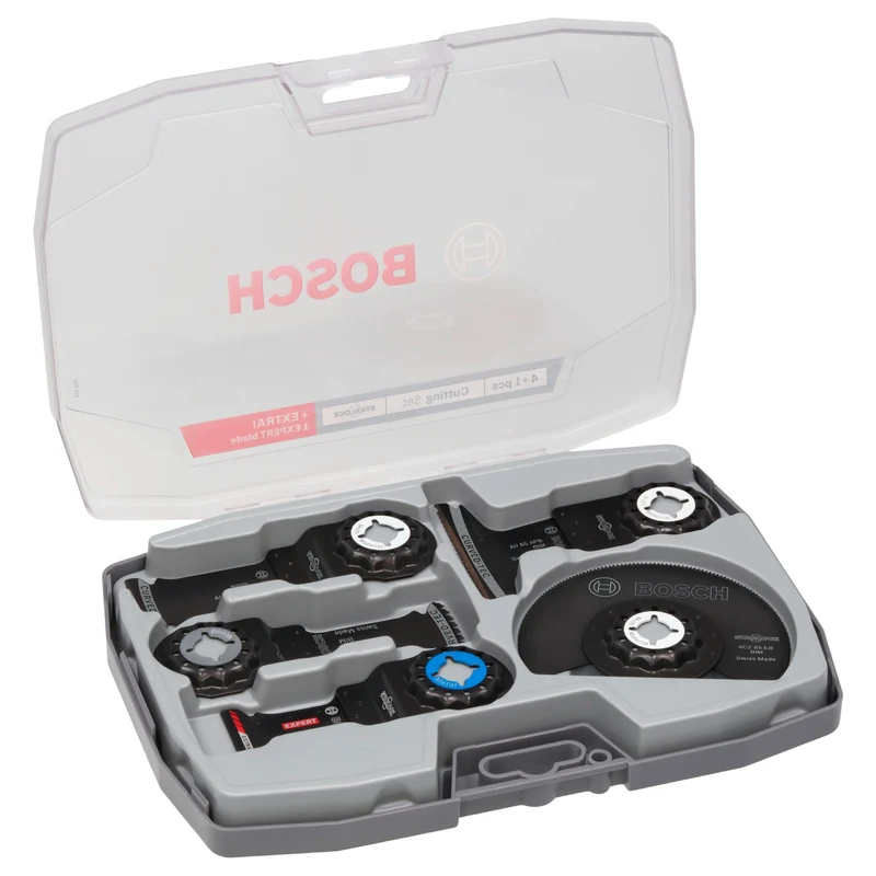 Bosch Professional Multifunktionswerkzeug Zubehör Schneid Set 5-tlg. ( 2608669093 ) Starlock + Koffer