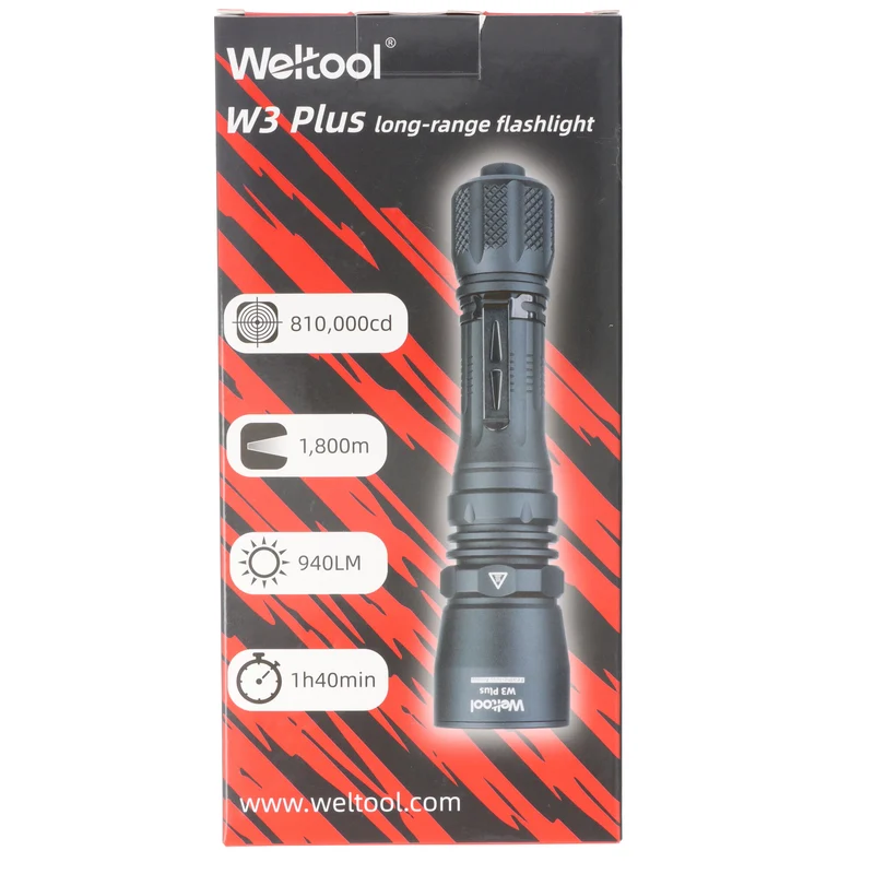 Weltool W3 Plus LEP-Laserlampe, taktische Version, Reichweite bis zu 1.800 Metern, 940 Lumen