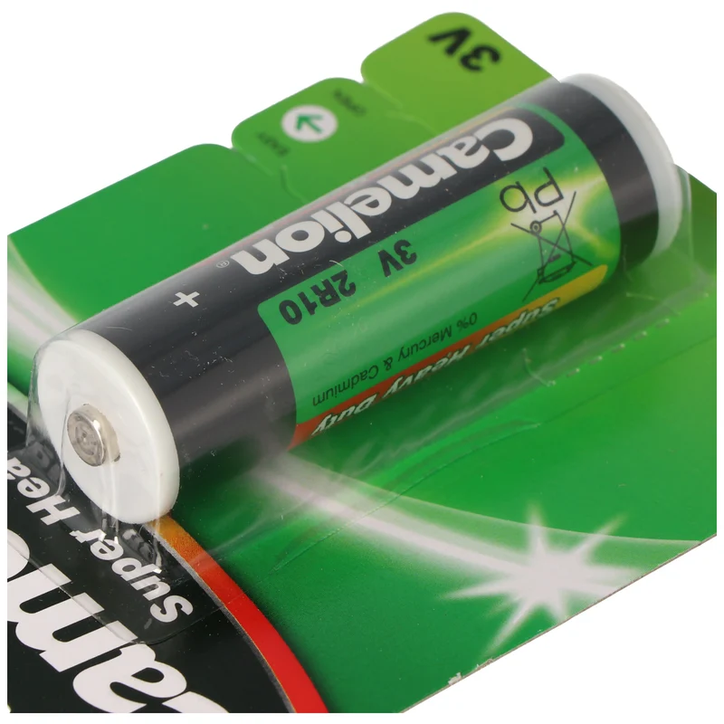 AccuCell Batterie 2R10 Duplex Stab-Batterie, 2R10R, 3010, 2010, 3,0 Volt 73x21mm max. 600mAh, letzte Produktion 6 2019