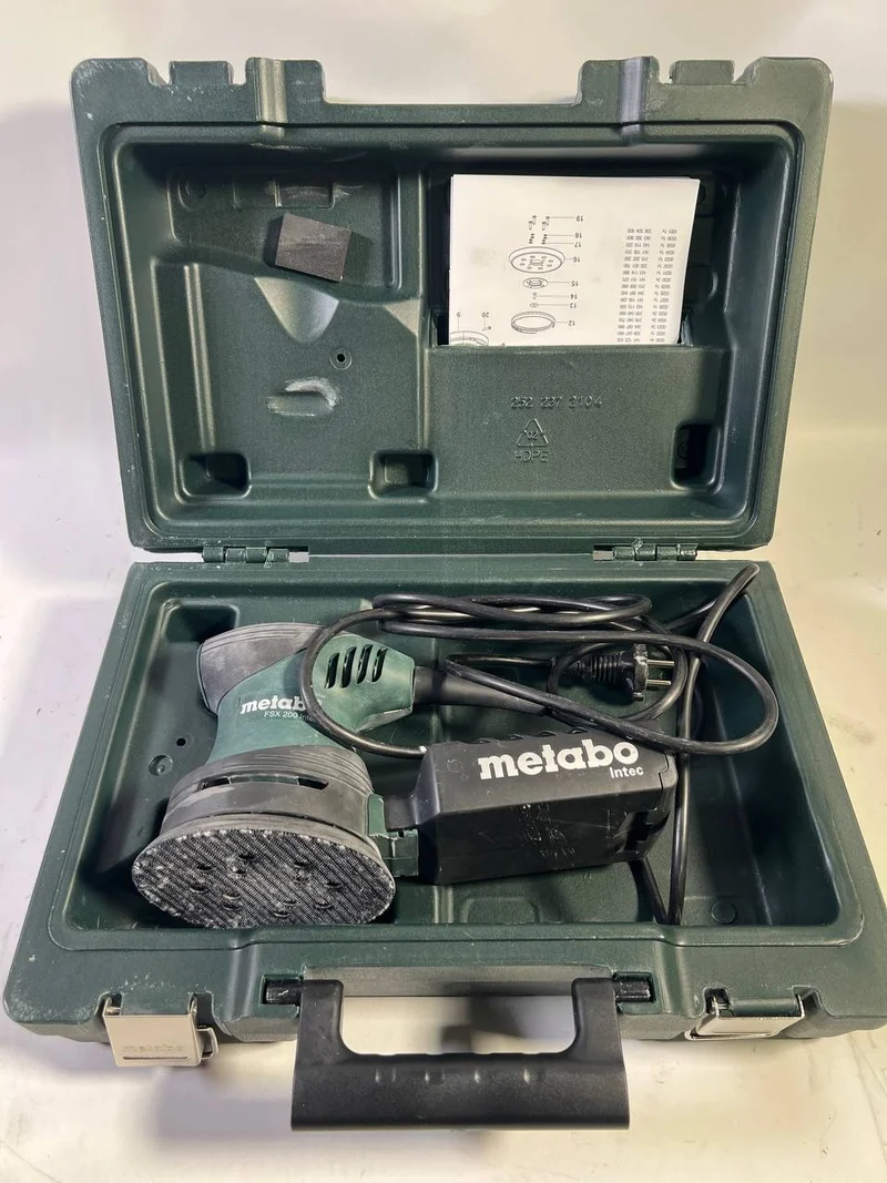 Metabo FSX 200 Intec Exzenterschleifer 240 Watt 125 mm + Koffer ( 609225500 ) - Gebraucht