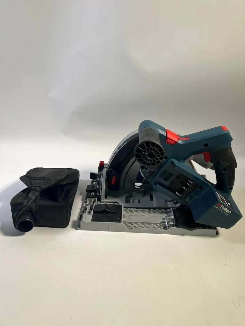 Bosch GKT 18V-52 GC Professional Akku Tauchsäge 18 V 140 mm BITURBO Brushless ( 06016B4000 ) + Connectivity Modul + L-Boxx - ohne Akku, ohne Ladegerät - Gebraucht