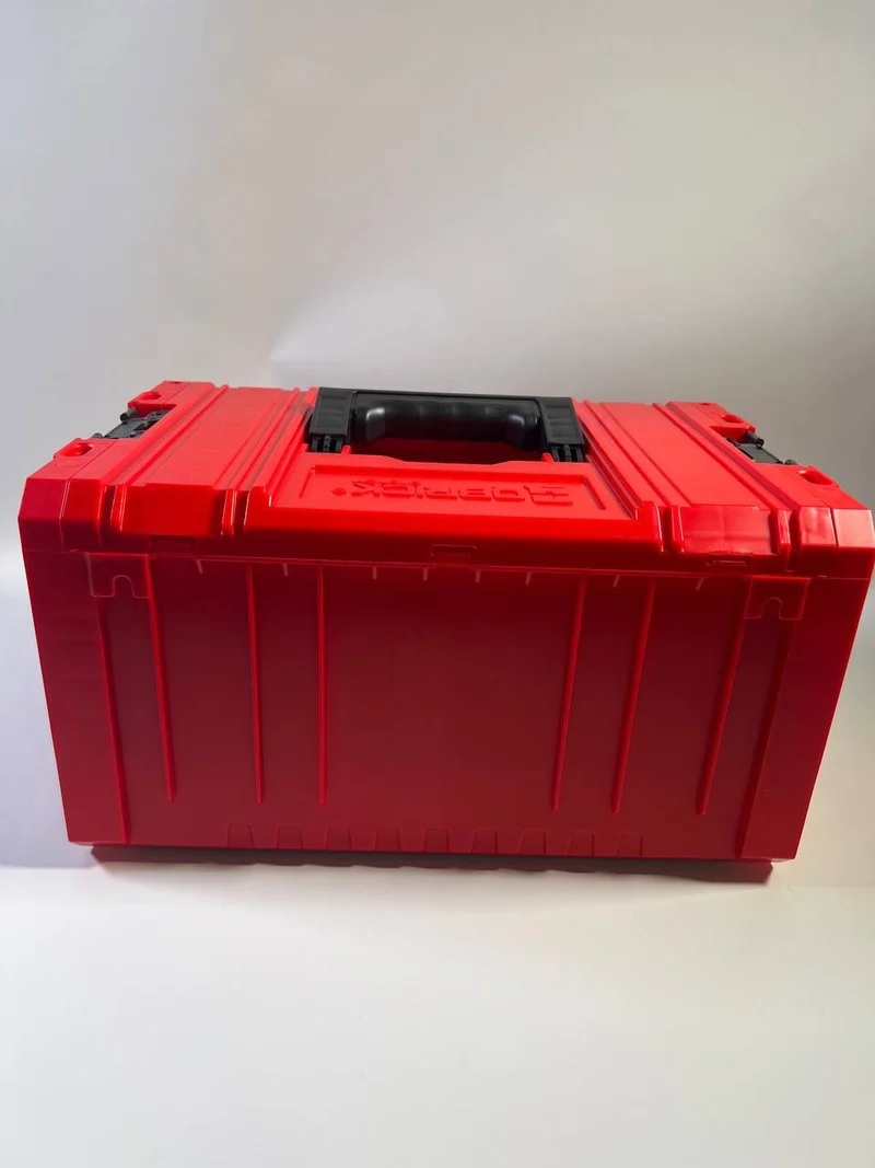 Qbrick System PRO Drawer 3 Toolbox 2.0 Expert RED ULTRA HD Werkzeugkoffer 450 x 310 x 244 mm 13,5 l stapelbar IP54 mit 3 Schubladen - Beschädigt