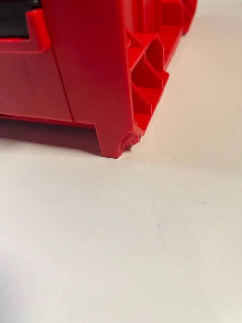 Qbrick System PRO Drawer 3 Toolbox 2.0 Expert RED ULTRA HD Werkzeugkoffer 450 x 310 x 244 mm 13,5 l stapelbar IP54 mit 3 Schubladen - Beschädigt