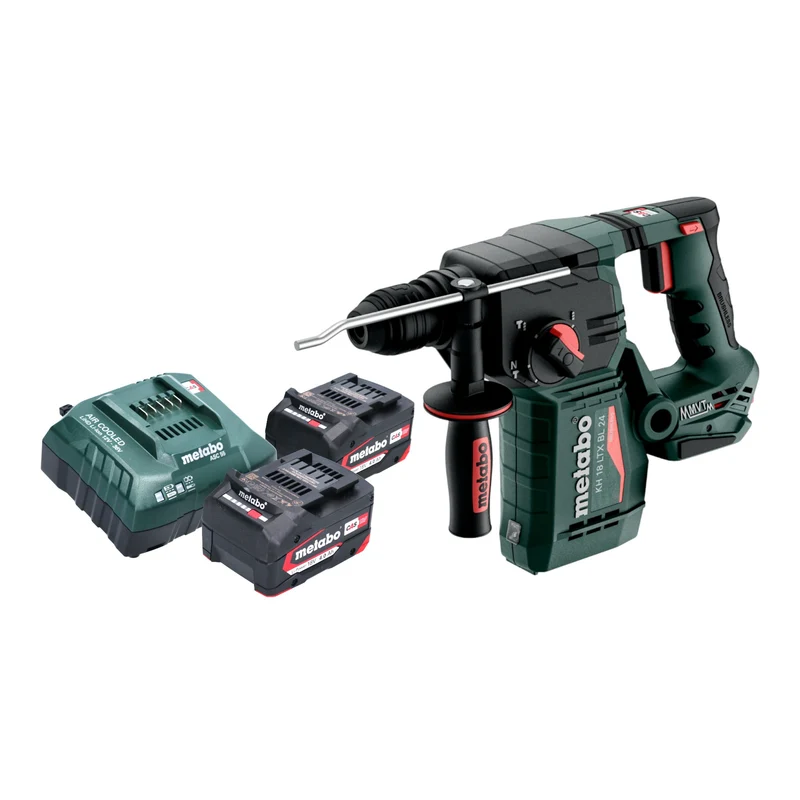 Metabo KH 18 LTX BL 24 Akku Bohrhammer 18 V 2,2 J SDS Plus Brushless + 2x Akku 4,0 Ah + Ladegerät