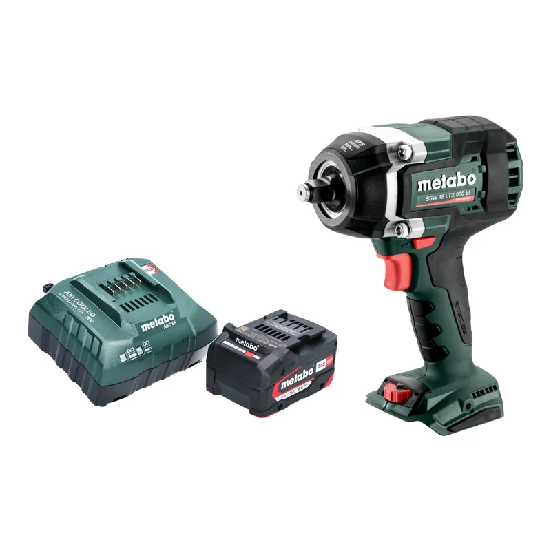 Metabo SSW 18 LTX 800 BL Akku Schlagschrauber 18 V 800 Nm 1/2" Brushless + 1x Akku 4,0 Ah + Ladegerät