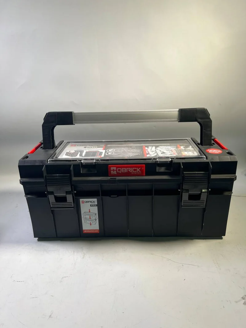 Qbrick System PRO 600 Expert Werkzeugkoffer modularer Organizer 545 x 270 x 246 mm 22 l stapelbar IP54 - Beschädigt