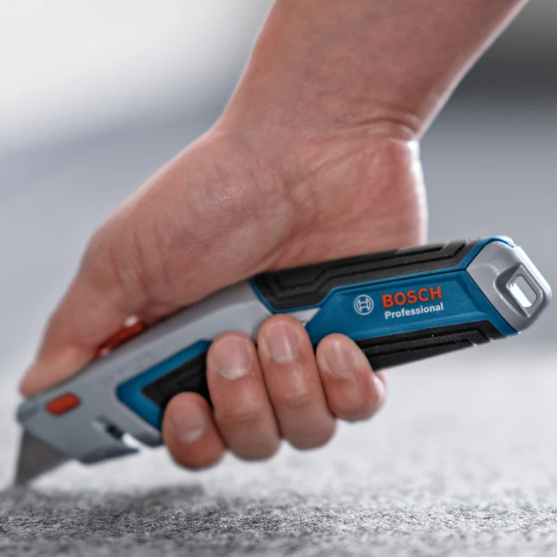 Bosch PRO Handwerkzeug Set 19 tlg. ( 0615990N2R ) Schraubendreher / Wasserwaage / Maßband / Messer / Klinge + L-Boxx