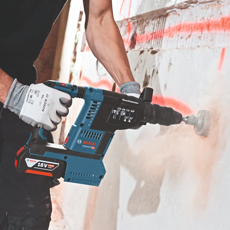 Bosch GBH 18V-26 F Professional Akku Bohrhammer 18 V 2,6 J SDS plus Brushless ( 061191000J ) + L-Boxx - ohne Akku, ohne Ladegerät