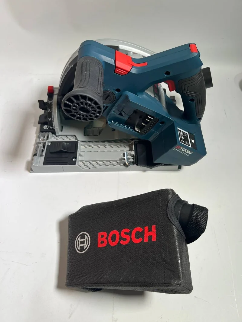 Bosch GKT 18V-52 GC Professional Akku Tauchsäge 18 V 140 mm BITURBO Brushless ( 06016B4000 ) + Connectivity Modul + L-Boxx - ohne Akku, ohne Ladegerät - Reparaturgerät