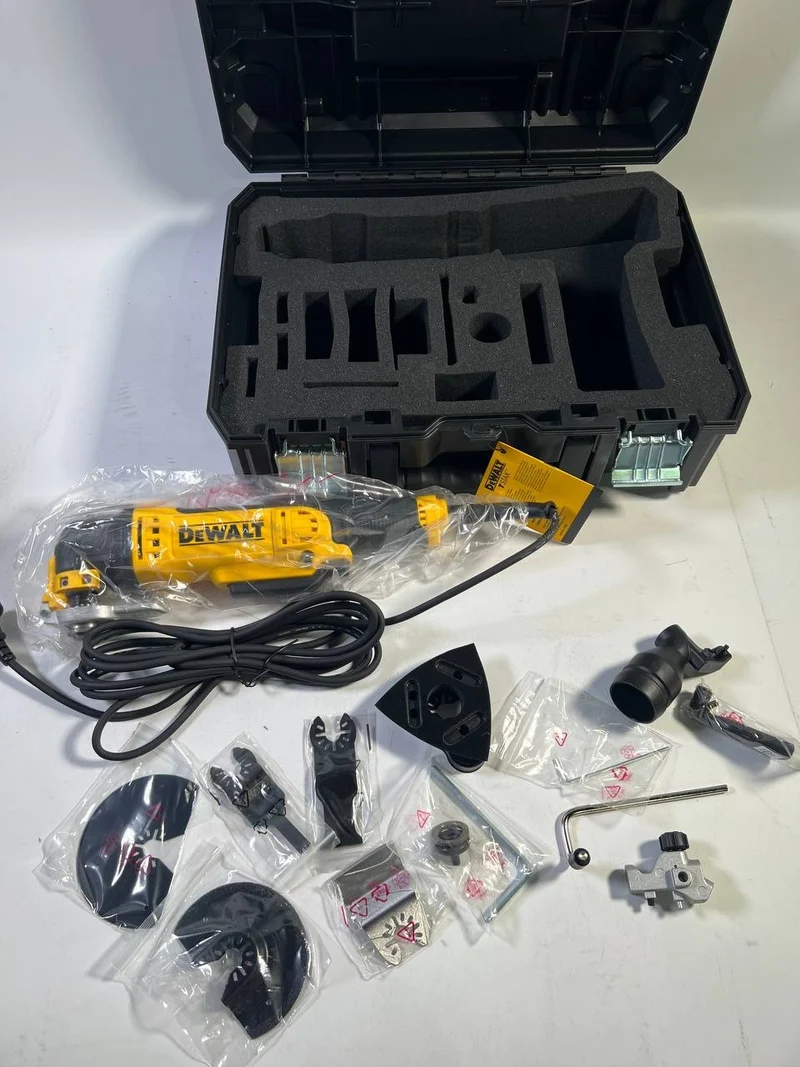 DeWalt DWE 315 KT Oszillierendes Multifunktionswerkzeug 300 Watt + Zubehör + TSTAK - Unvollständig