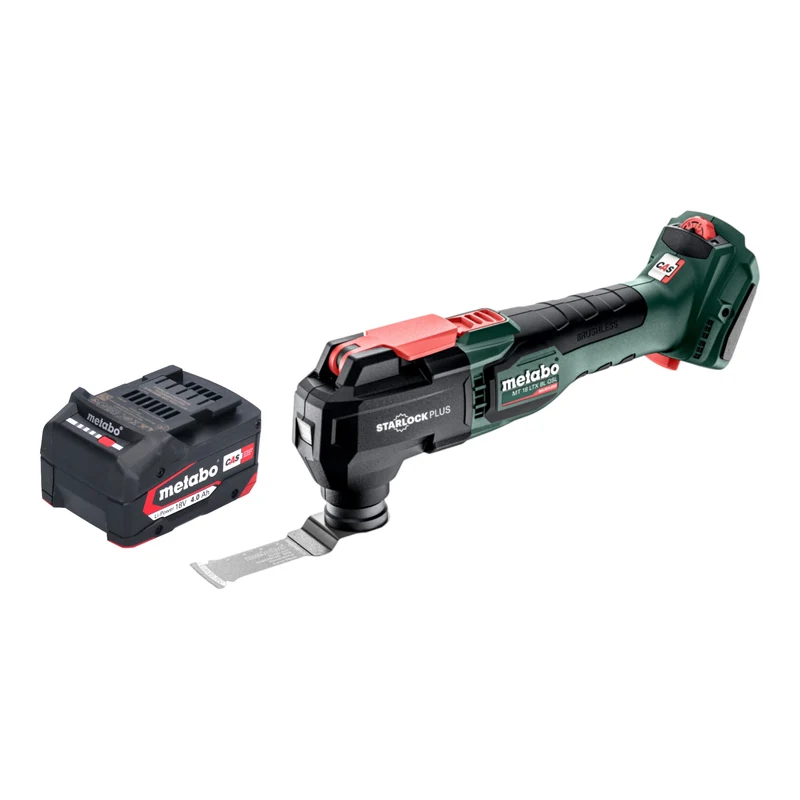 Metabo MT 18 LTX BL QSL Akku Multitool 18 V Brushless Starlock Plus + 1x Akku 4,0 Ah - ohne Ladegerät