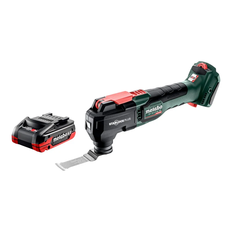 Metabo MT 18 LTX BL QSL Akku Multitool 18 V Brushless Starlock Plus + 1x LiHDX Akku 4,0 Ah - ohne Ladegerät