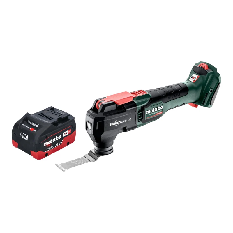 Metabo MT 18 LTX BL QSL Akku Multitool 18 V Brushless Starlock Plus + 1x LiHD Akku 5,5 Ah - ohne Ladegerät