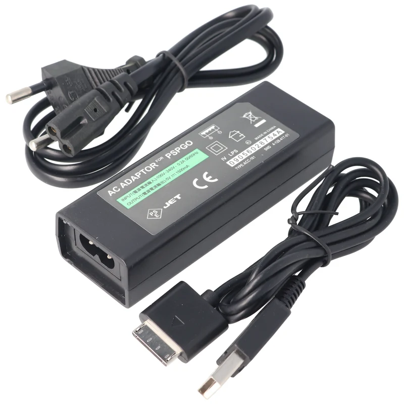 AccuCell AC/DC Adapter Netzteil für die für Sony PSP GO Spielconsole