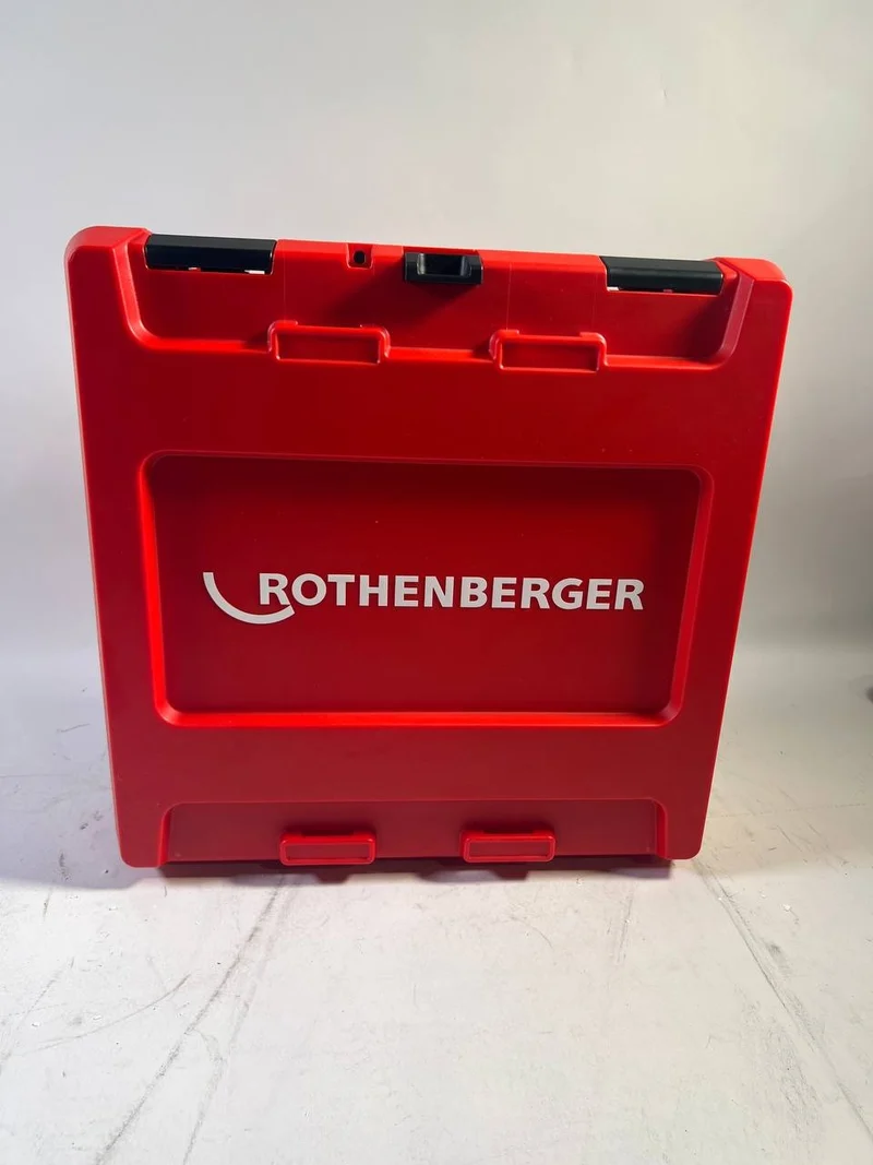 Rothenberger ROMAX Compact III Basic Set 1 Akku Radialpressmaschine 18 V 19 kN ( 1000004261 ) + 1x Akku 2,0 Ah + Ladegerät + Koffer - Leicht Gebraucht