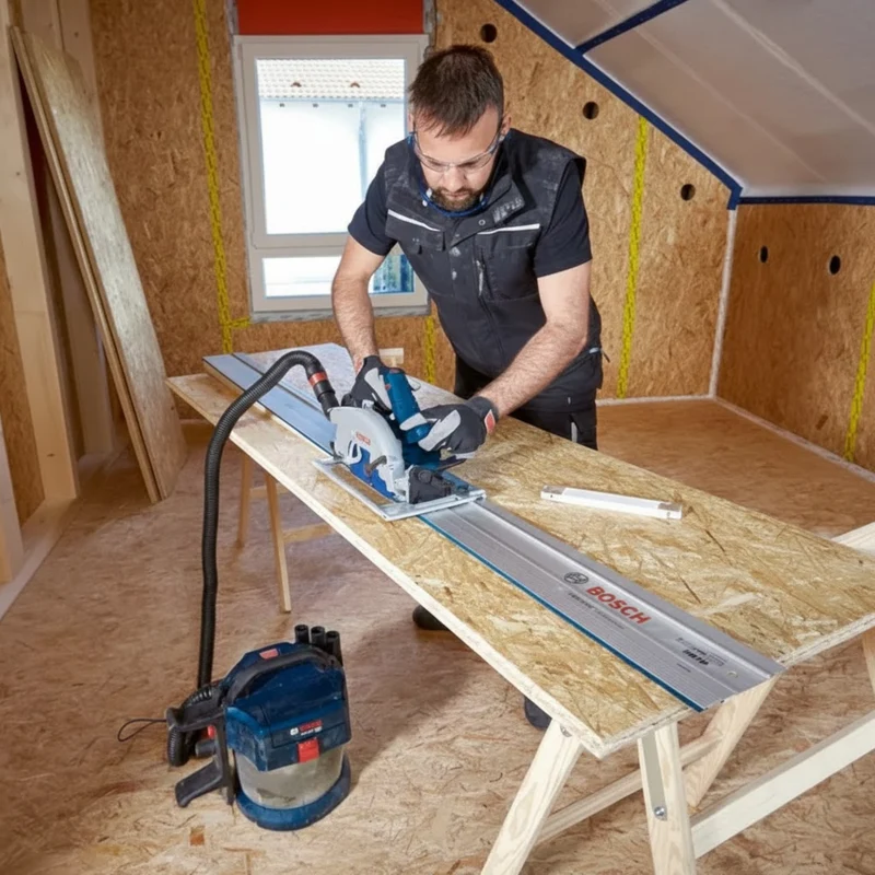 Bosch GKS 18V-68 G Professional Akku Handkreissäge 18 V 190 mm Brushless ( 06016C9100 ) + L-BOXX + Zubehör - ohne Akku, ohne Ladegerät
