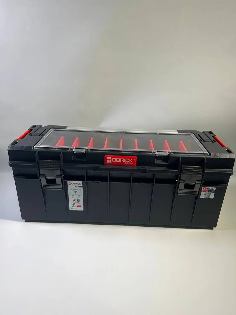 Qbrick System PRO 700 Expert stapelbar 650 x 270 x 272 mm 29l IP54 mit 11 Kammern - Leicht Gebraucht