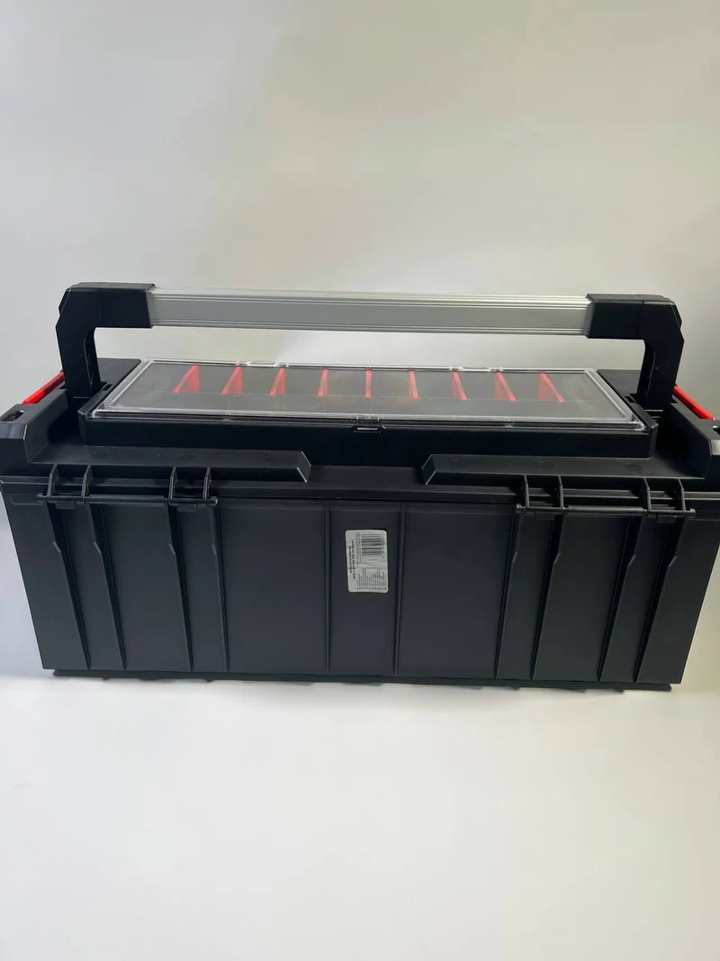 Qbrick System PRO 700 Expert stapelbar 650 x 270 x 272 mm 29l IP54 mit 11 Kammern - Leicht Gebraucht