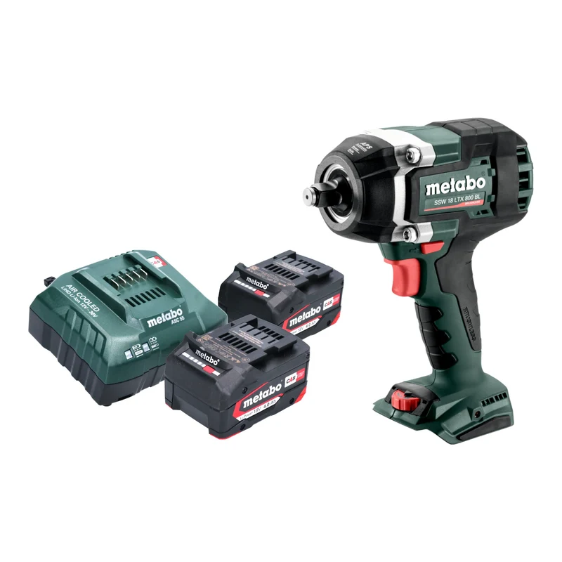 Metabo SSW 18 LTX 800 BL Akku Schlagschrauber 18 V 800 Nm 1/2" Brushless + 2x Akku 4,0 Ah + Ladegerät