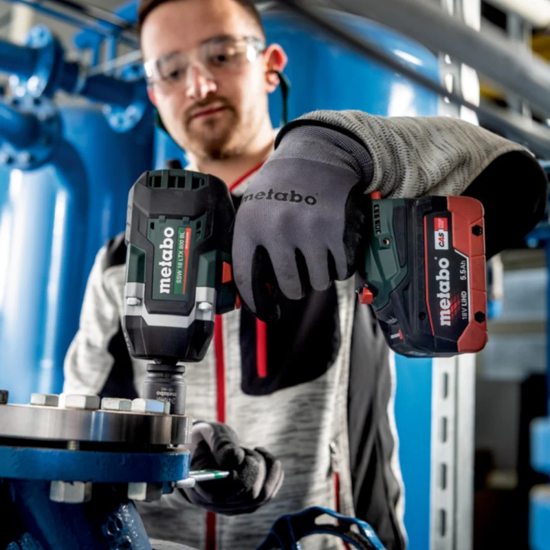 Metabo SSW 18 LTX 800 BL Akku Schlagschrauber 18 V 800 Nm 1/2" Brushless + 2x LiHD Akku 5,5 Ah + Ladegerät