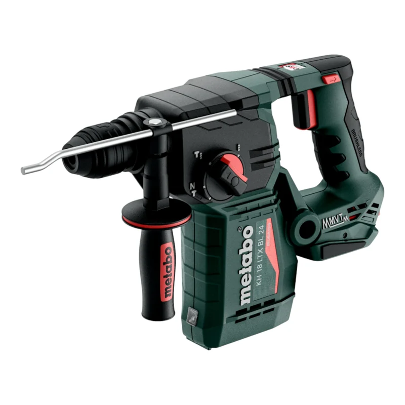 Metabo KH 18 LTX BL 24 Akku Bohrhammer 18 V 2,2 J SDS Plus Brushless + 2x LiHD Akku 4,0 Ah + Ladegerät