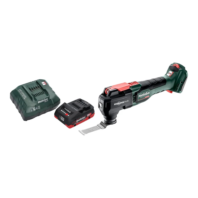 Metabo MT 18 LTX BL QSL Akku Multitool 18 V Brushless Starlock Plus + 1x LiHD Akku 4,0 Ah + Ladegerät