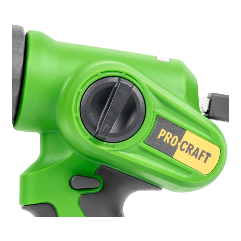 Procraft PC20bb Akku Kartuschenpistole 20 V 2000 N 280 - 310 ml + 2x Akku 4,0 Ah + Ladegerät