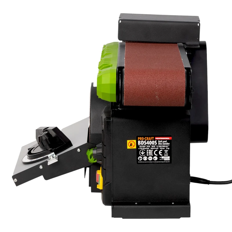 Procraft BDS400S Band- und Tellerschleifmaschine 400 Watt 915 x 100 mm