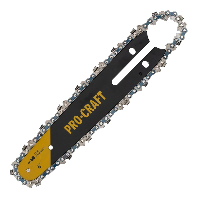Procraft S6 Set mit 2x Sägekette 37 TG + 15 cm Führungsschiene für PKA32Li