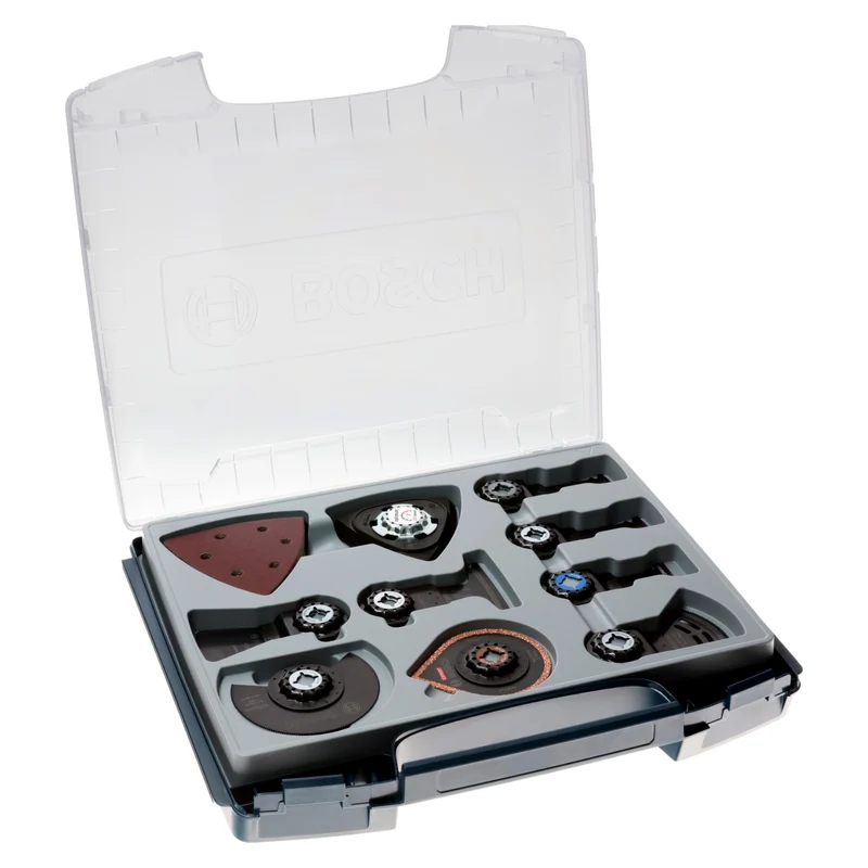 Bosch Professional Multifunktionswerkzeug Zubehör All-in-One i-Boxx-Set 33-tlg. ( 2608669091 ) Starlock im Koffer