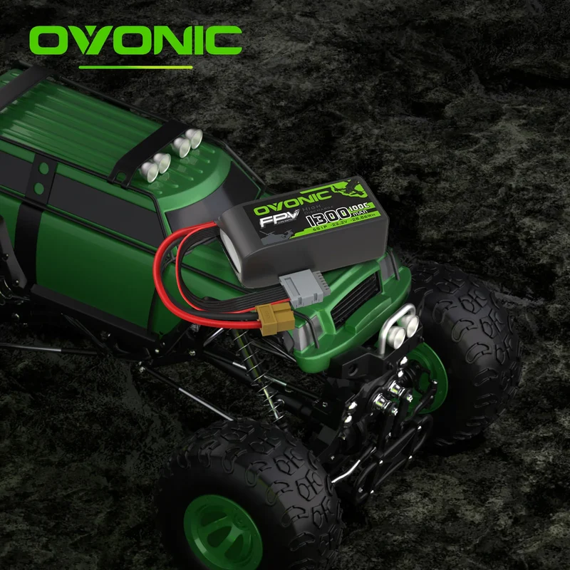 Ovonic FPV 6S LiPo Akku 22,2V 100C 6S 1300mAh LiPo-Akku mit XT60-Stecker