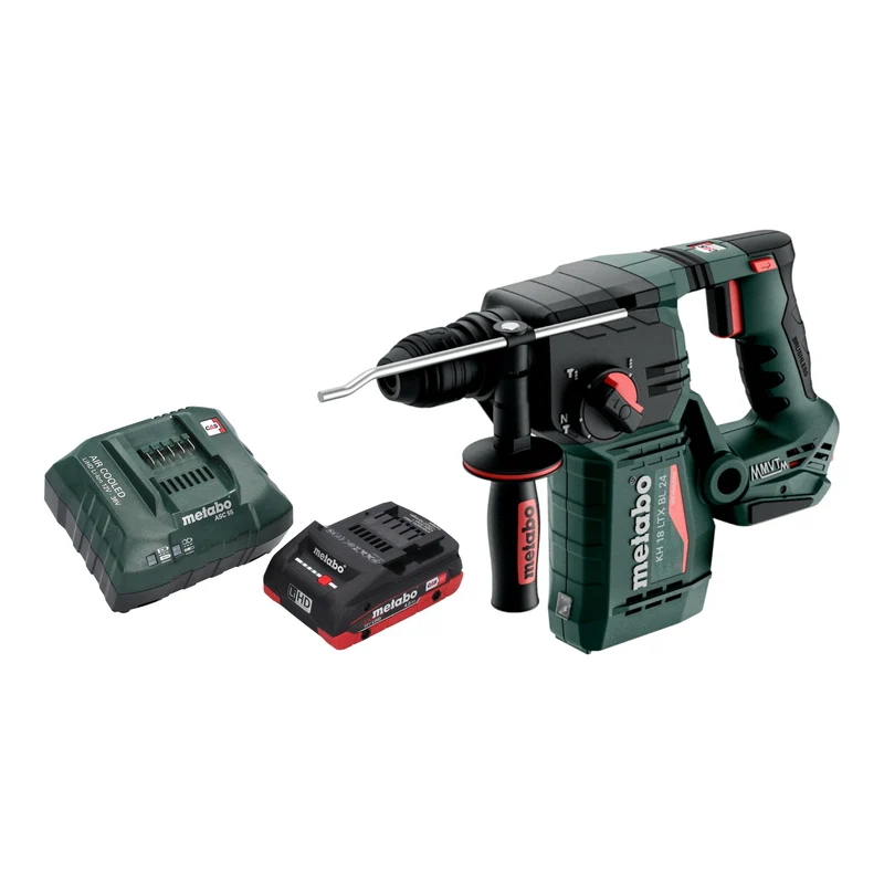 Metabo KH 18 LTX BL 24 Akku Bohrhammer 18 V 2,2 J SDS Plus Brushless + 1x LiHD Akku 4,0 Ah + Ladegerät