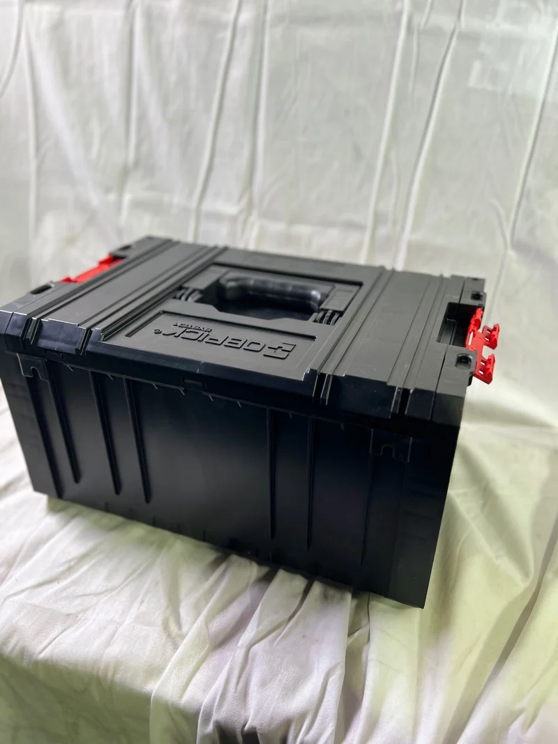 Qbrick System PRO Drawer 3 Toolbox 2.0 Expert stapelbar 450 x 310 x 244 mm 3x 4,5 l IP54 mit drei Schubläden 21 Inlays - Beschädigt