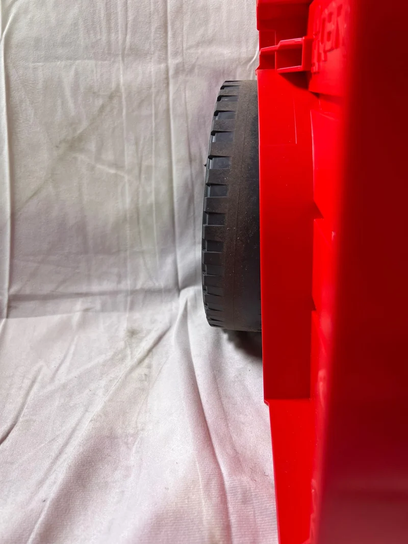 Qbrick System PRO Cart 2.0 Plus Drawer 2 Red Ultra HD Custom mobile Box auf Rädern 520 x 415 x 660 mm 9,5 l 12 l abnehmbarer Doppelteleskopgriff - Beschädigt