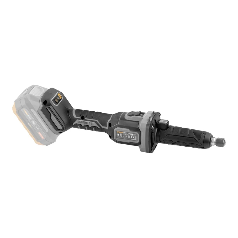 Procraft Industrial DG20A-BB Akku Geradschleifer 20 V 6 mm Brushless + 2x Akku 2,0 Ah + Ladegerät