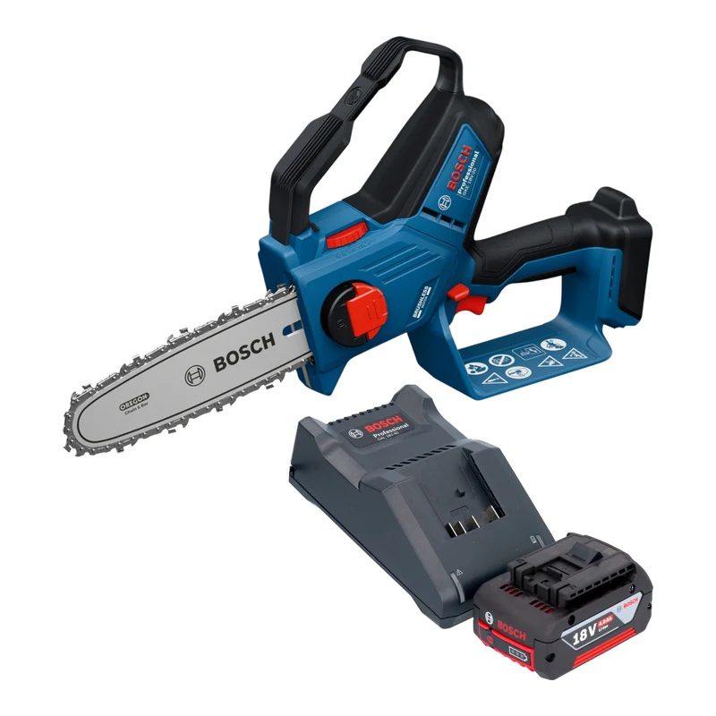 Bosch GKE 18V-20 Professional Akku Astsäge 18 V 18 cm + 1x Akku 4,0 Ah + Ladegerät