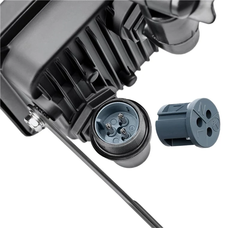 Goobay LED-Außenstrahler, 10 W - mit 850 lm, neutralweißem Licht (4000 K) und M16-Kabelverschraubung, für den Außeneinsatz geeignet (IP65)