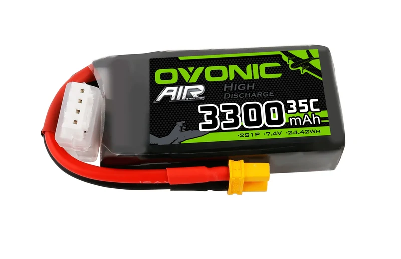 Ovonic Air 2S LiPo Akku 3300mAh 2S1P 7,4V 35C mit XT30-Stecker