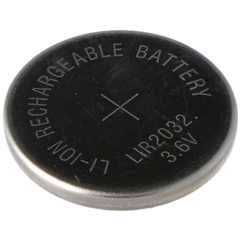 AccuCell LIR2032 Li-Ion Akku 3,6V Akku LIR 2032, 3,2 x 20 mm, 3.6V Button Cell Liion