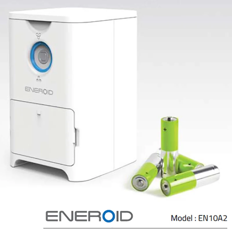 Eneroid EN10A2 Ladegerät für bis zu 12 AA Mignon LR6 Akkus mit automatischer Sortierfunktion von defekten Akkus oder Batterien