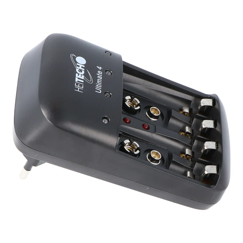Heitech Stecker-schnell-Ladegerät Ultimate 4 mit Einzelschacht-Überwachung, Erhaltungsladung und Akku-Defekt-Erkennung