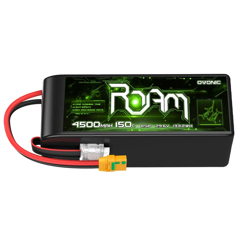 Ovonic Roam Series 8S Lipo Akku 4500mAh 8S1P 150C 29,6V und XT90-S